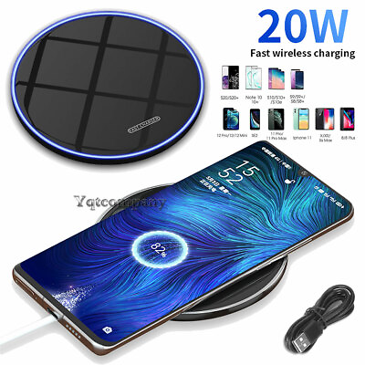 #ad For Nokia Lumia 830 920 928 1520 20W Wireless Charger Quick Phone Charging Dock