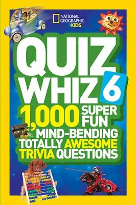 #ad National Geographic Kids Quiz Whiz 6: 100 paperback National Kids 1426320841