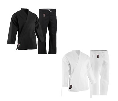 #ad ProForce 8oz Medium Weight Karate Uniform Elastic Drawstring 55 45 Blend