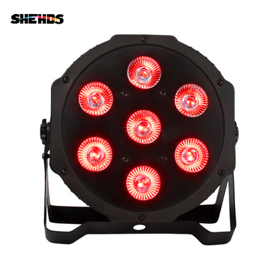 #ad SHEHDS LED 7X18W RGBWAUV Par Light Wash for DJ Disco Stage Home Party Show