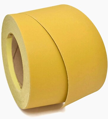 #ad Sticky Back Sandpaper Roll 2 3 4quot; x 20yds 180 Grit Adhesive Sanding Sand Paper