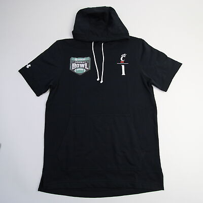 Cincinnati Bearcats Under Armour Short Sleeve Shirt Men#x27;s Black Used