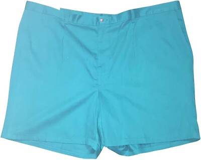 #ad NWT Size 50 Big and Tall USA Made Teal Shorts by J. Canfield FREE SHIP MSRP 59