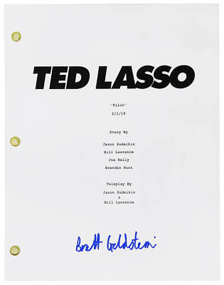 Brett Goldstein ROY KENT Signed Ted Lasso Pilot Episode Script SS COA