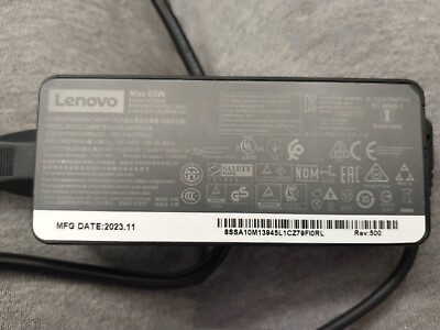 #ad OEM Lenovo 65W USB C Type C Laptop Charger Power Supply Adapter ADLX65YLC3A