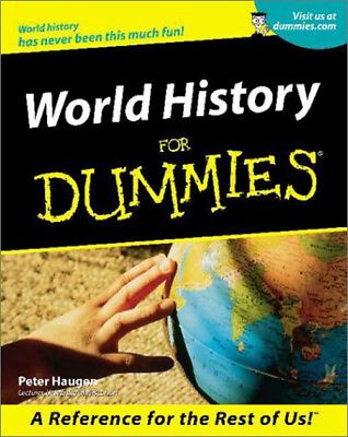 #ad World History for Dummies Paperback Peter Haugen