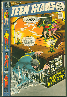 #ad VTG 1971 DC Comics Teen Titans #36 VG Nick Cardy CVR The Tomb Be Their Destiny