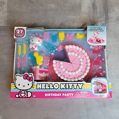 #ad #ad Hello Kitty Birthday Party Cake Playset NIB