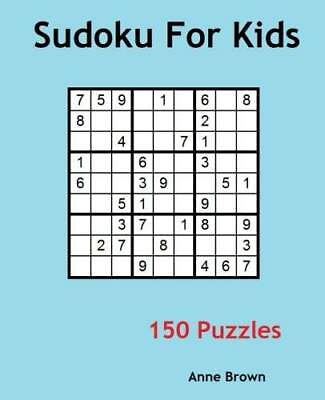 #ad Sudoku For Kids Paperback By Brown Anne GOOD