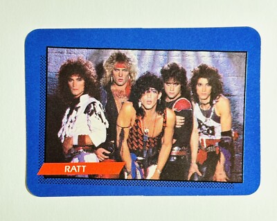 #ad 1985 AGI Rock Star Concert Cards RATT 1st Series #24