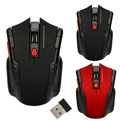 2.4GHz Wireless Gaming Mouse USB Receiver Optical for Laptop Computer DPI USA