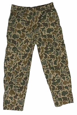 #ad Madewell Jeans Pants Women’s Size 26 Green Cargo Camo With Leg Pockets
