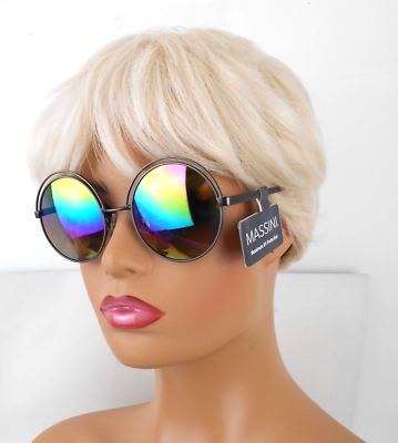 #ad Sunglasses WOMEN#x27;S FASHION ROUND MASSINI Maximum UV PROTECTION