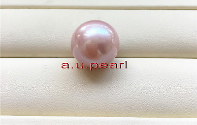 #ad Australia Top round natural pink purples 12 13MM LOOSE SOUTH SEA PEARL pendant