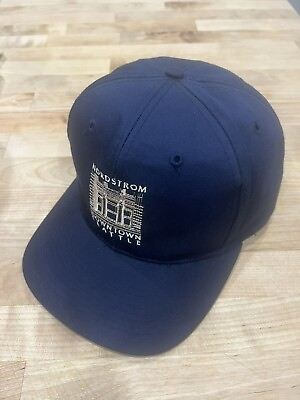 #ad Nordstrom Downtown Seattle Hat Cap Otto Cap Bayley Construction Blue Snapback