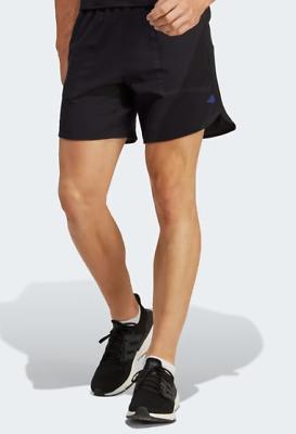 #ad Adidas Designed 4 Movement HIIT Training Shorts NWT Mens XL Black with Blue Logo