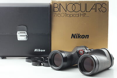#ad N MINT in BOX Nikon Binoculars 7x 50 7.3° IF Tropical HP WP Scale From JAPAN