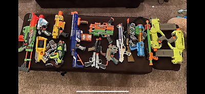 #ad Rare Nerf collection 30 nerf gun replicas must buy all great for kid collector