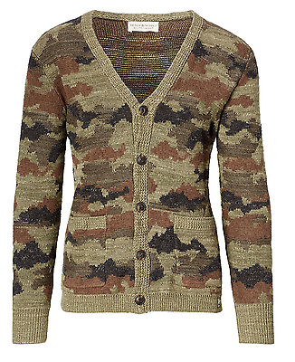 #ad Polo Ralph Lauren Denim amp; Supply Mens Slim Camo Knit Cardigan Sweater Jacket New