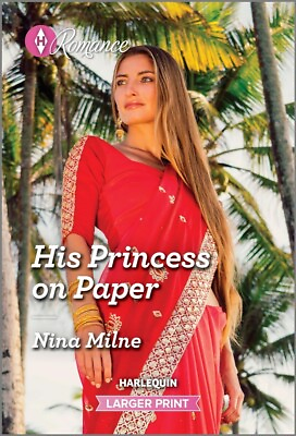 #ad His Princess on Paper Royal Sarala Weddings 1 Mass Market Paperback – Larg...