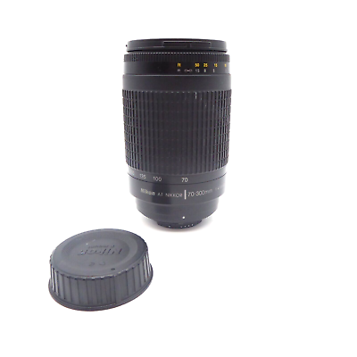 #ad EXCELLENT Nikon Zoom Nikkor 70 300mm F 4 5.6 G Telephoto Zoom F Mount Lens