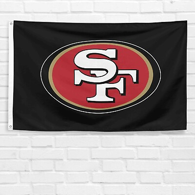 #ad San Francisco 49ers 3x5 ft Banner SF NFL Football Champions Gift Flag