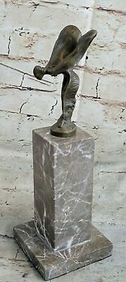 #ad Sculpture Statue Flying Lady quot;Spirit of Ecstacyquot; Rolls Royce Symbol Solid Sale