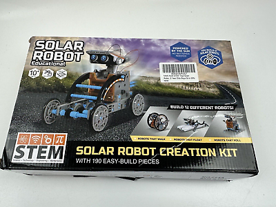 #ad 12 In 1 STEM Education DIY Solar Robot Toys Building Science Kits for Kids 10 1