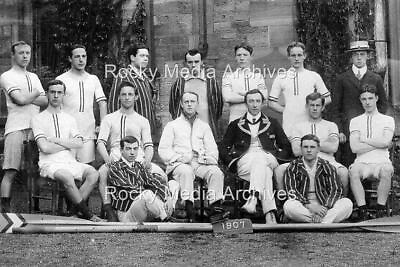 #ad Qrs 99 The Rowing Team Aspatria Cumbria 1907. Photo