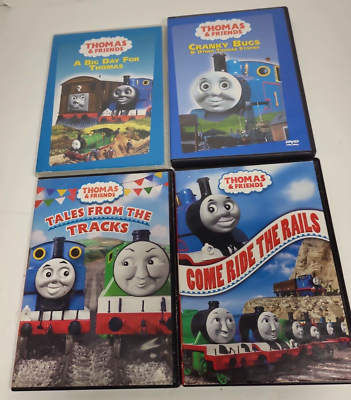 #ad Thomas the Tank Train amp; Friends Lot Of 4 DVDs Pre owned Good Condition