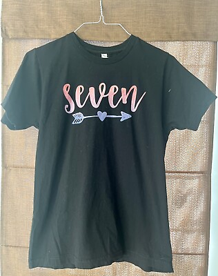#ad Birthday Girls Tshirt Seven Size Large