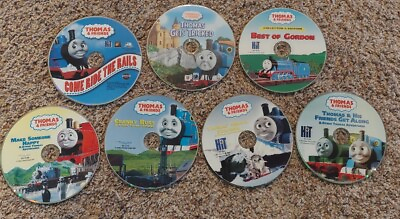 #ad 7 Thomas the tank engine dvds lot Thomas And Friends Collection Kids Movies