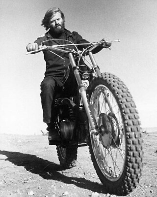 Robert Redford rides motorbike 1970 Little Fauss amp; Big Halsy 24x36 poster