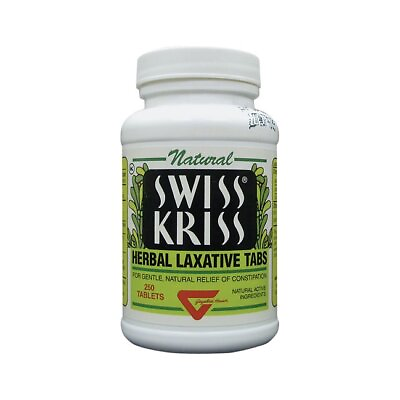Swiss Kriss Herbal Laxative Tabs 250 Tabs