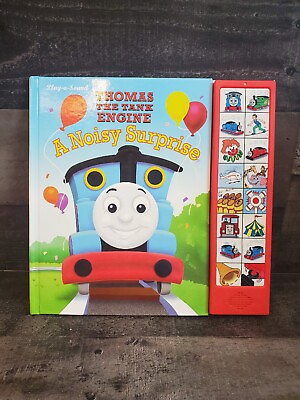 #ad #ad THOMAS THE TANK ENGINE: A NOISY SURPRISE PLAY A SOUND Interactive Book Hardcover
