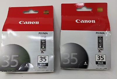 #ad Canon Pixma PGI 35 IP100 Genuine Black Ink Cartridges 2 Cartridges