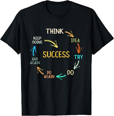 #ad NEW Motivational Quote Motivation Success Inspiration Mindset T Shirt