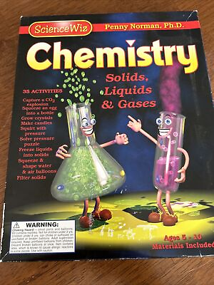 #ad Science Wiz Chemistry Set Solids Liquids Gases