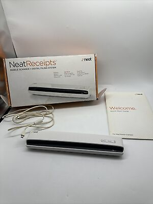 #ad Neat Receipts NM 1000 Mobile Scanner amp; Digital Filing System for Mac amp; PC Boxed