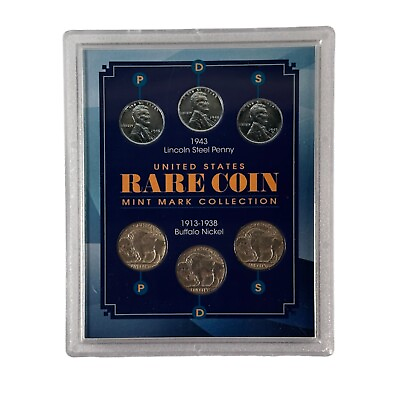 #ad United States Rare Coin Mint Mark Collection 6 pc Set