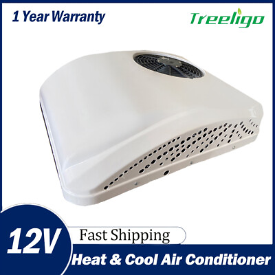 #ad 12V Truck Rooftop RV Air Conditioner AC Unit Heat amp; Cool For Car Truck Motorhome