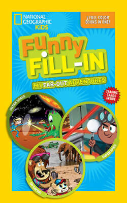 #ad National Geographic Kids Funny Fill in: My Far Out Adventures NG Kids Fu GOOD