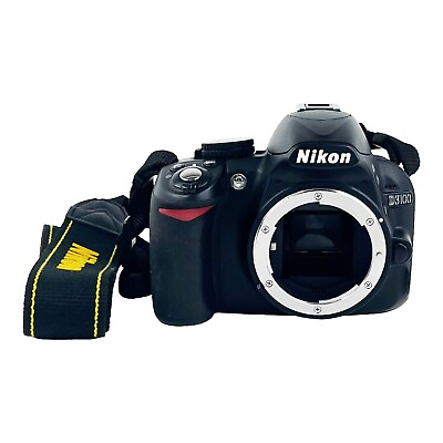 Nikon D D3100 14.2MP Digital SLR Camera Black Body Only