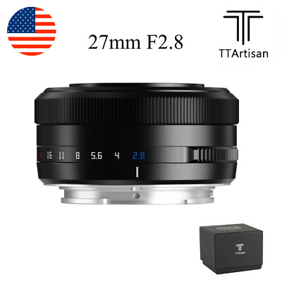 #ad US TTArtisan 27mm F2.8 Auto Focus APS C Camera Lens For Fuji X Sony E Nikon Z