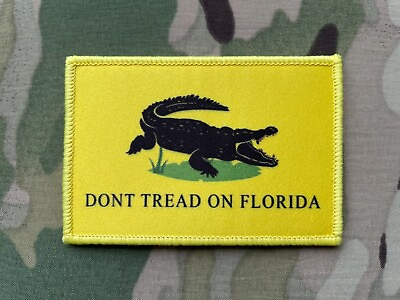 Don#x27;t Tread on Florida Patch Alligator DeSantis Let#x27;s Go Brandon LGB Gadsden FJB