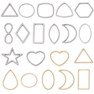 #ad Round Star Square Infinity Pendant Earrings Jewelry Charms Decors Pendants 10pcs