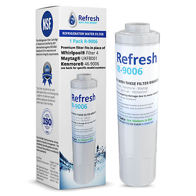 Refresh UKF8001 Replacement Water Filter for KitchenAid 67003523 Refrigerator