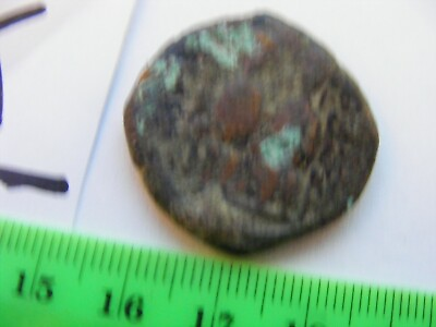 #ad BYZANTINE Large Coin used...Prob. Justin II amp; Sophia.565 78 .E. Roman Empire K