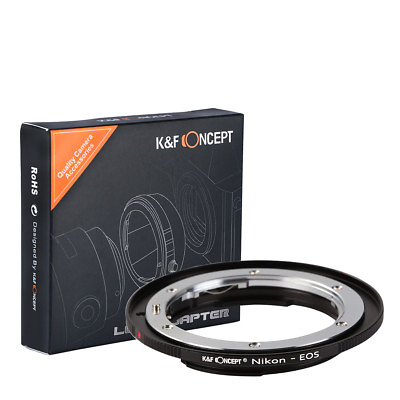 #ad Kamp;F Concept Lens Mount Adapter Nikon F AF AI S Lens to Canon EOS EF EF S Mount