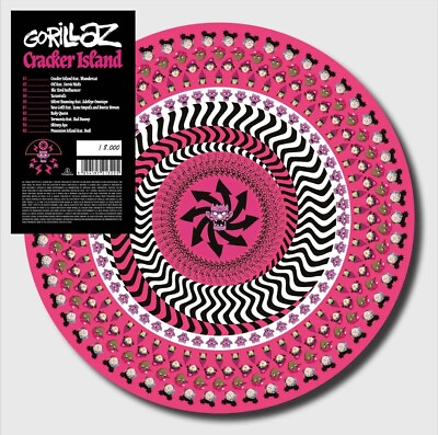 GORILLAZ Cracker Island Limited Edition Zoetrope Vinyl Pre Order